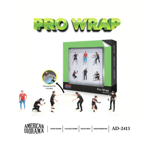 American Diorama - Diecast Figures 'Pro-Wrap' Set - 1:64 Scale