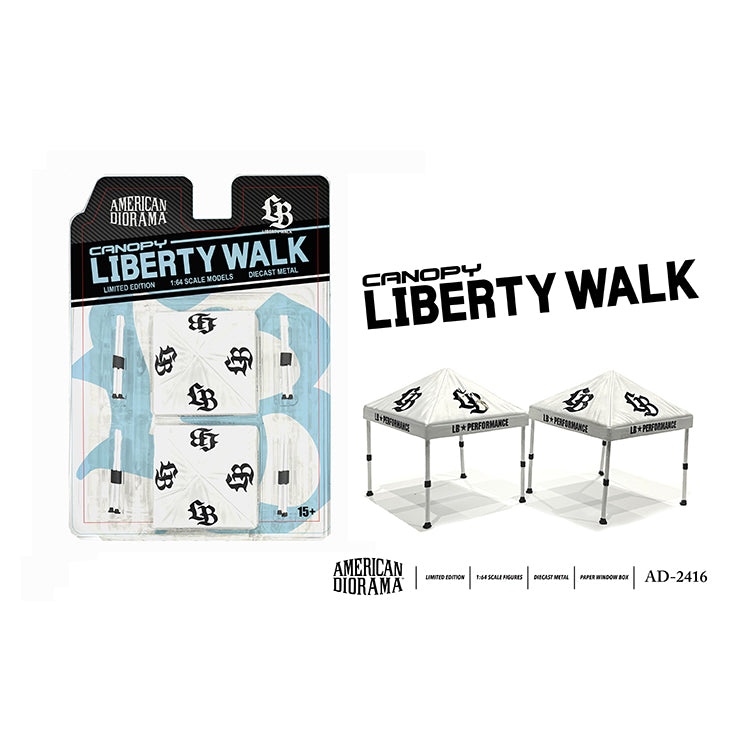 American Diorama - Liberty Walk Canopy Set - 1:64 Scale