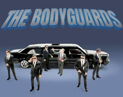 American Diorama - Diecast Figures 'The Bodyguards' Set - 1:64 Scale