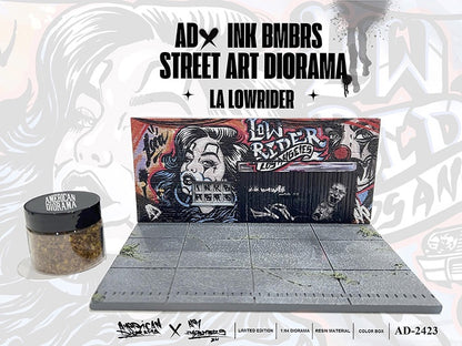American Diorama - Street Art Diorama: LA Lowrider - 1:64 Scale