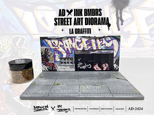 American Diorama - Street Art Diorama: LA Graffiti - 1:64 Scale