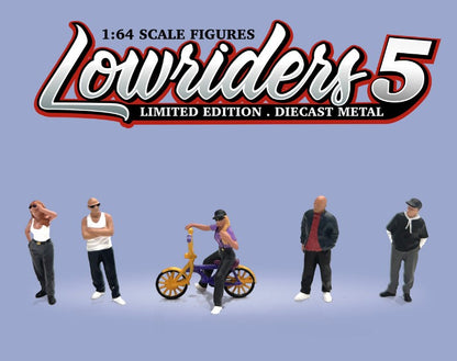 American Diorama - Diecast Figurines 'Lowriders 5'