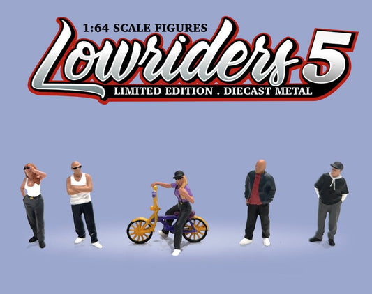 American Diorama - Diecast Figurines 'Lowriders 5'