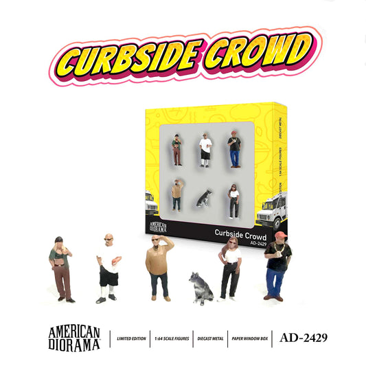 American Diorama - Diecast Figurines 'Curbside Crowd'