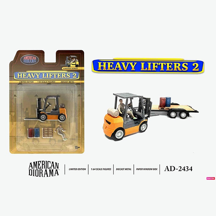 American Diorama - Diecast Figurines - Heavy Lifters 2 - 1:64 Scale