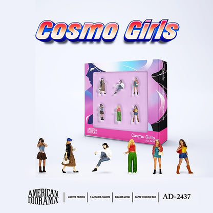 American Diorama - Diecast Figurines - Cosmos Girls - 1:64 Scale