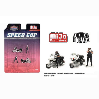 American Diorama - Diecast Figures 'Speed Cop' - 1:64 Scale
