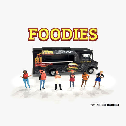 American Diorama - Diecast Figurines 'The Foodies' - 1:64 Scale