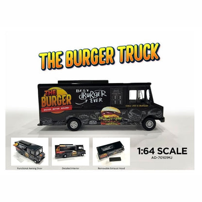 American Diorama - Food Truck 'Burger Truck' - 1:64 Scale