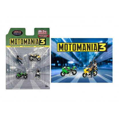 American Diorama - Diecast Figures - Moto Mania #3 - 1:64 Scale