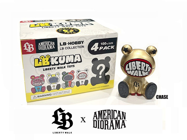 American Diorama - Liberty Walk Kuma 100% 'Blind Box' - 7cm