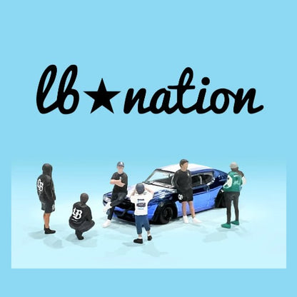 American Diorama - Diecast Figures 'The LB Nation' Set - 1:64 Scale