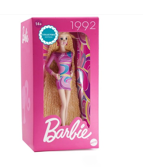 Barbie Collectible Classics - 1992 Barbie 'Totally Hair' - 15cm