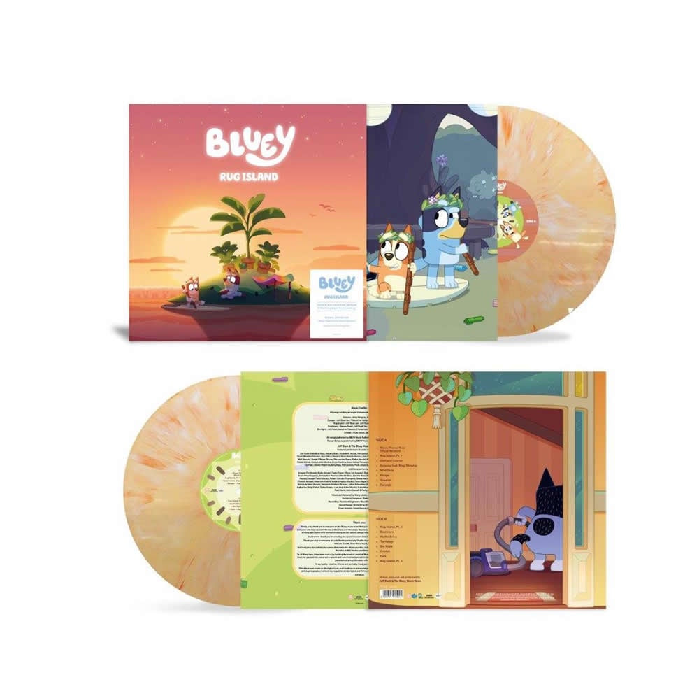 NEW - Soundtrack, Bluey: Rug Island (Orange Splatter) LP