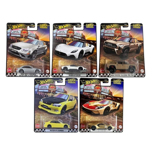 Hot Wheels Premium - Boulevard #126-#130 - Set of 5