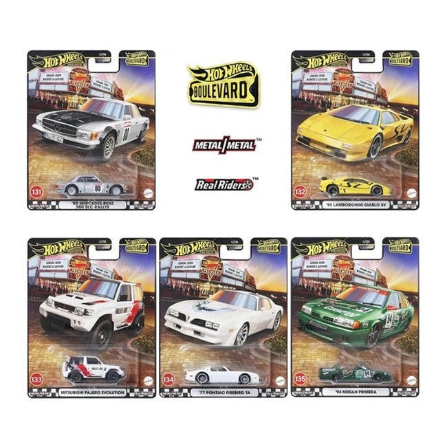 Hot Wheels Premium - Boulevard #131-#135 - Set of 5