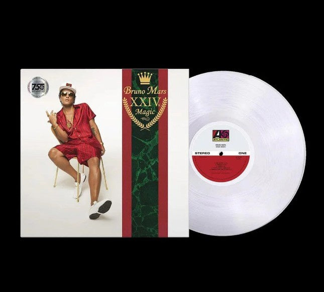 NEW - Bruno Mars, 24K Magic (Clear) LP