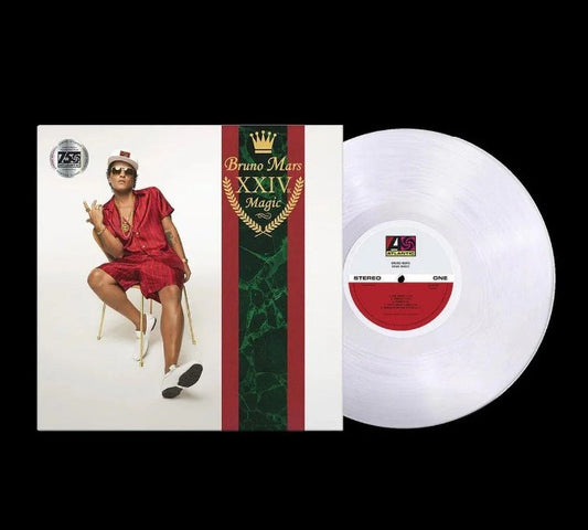 NEW - Bruno Mars, 24K Magic (Clear) LP