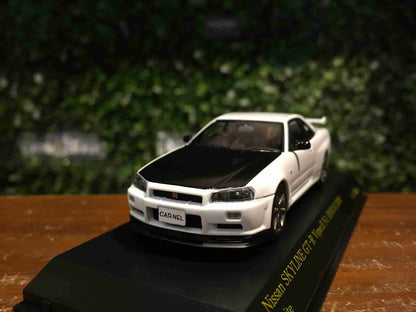 Carnel - Nissan Skyline GT-R (R34) VSpecII N1 Nur 2000 (White)- 1:43 Scale