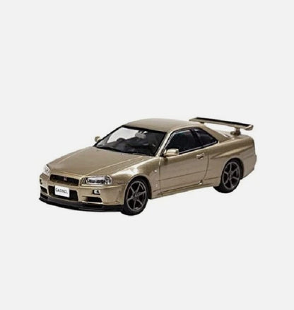Carnel - Nissan Skyline GT-R (R34) MSpec Nur 2002 (Silica Brass)- 1:43 Scale