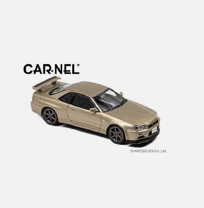 Carnel - Nissan Skyline GT-R (R34) MSpec Nur 2002 (Silica Brass)- 1:43 Scale