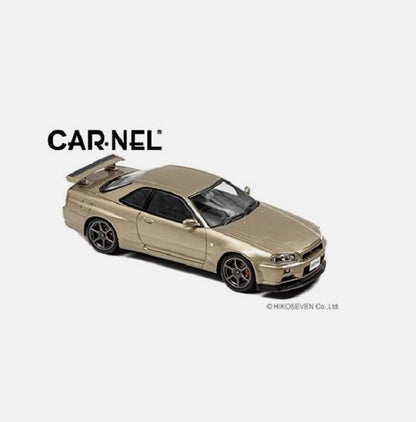 Carnel - Nissan Skyline GT-R (R34) MSpec Nur 2002 (Silica Brass)- 1:43 Scale