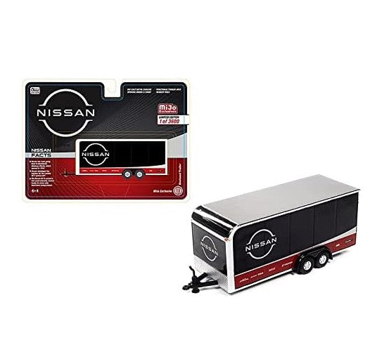 Auto World - Enclosed Trailer 'Nissan' - 1:64 Scale