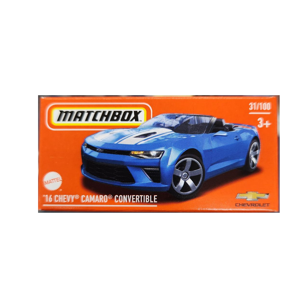 Matchbox - 2024 Power Grabs - 2016 Chevy Camaro Convertible