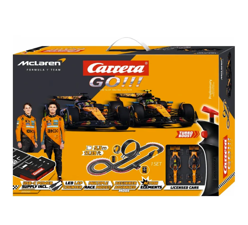 Carrera GO! - McLaren Racing Slot Car Set 5.3m