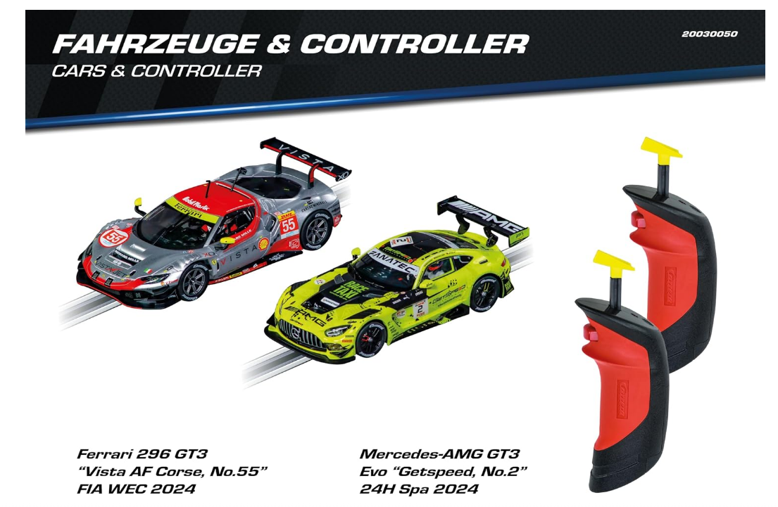 Carrera - Digital 132 - Grid Masters GTS Slot Car Set - 5.7m