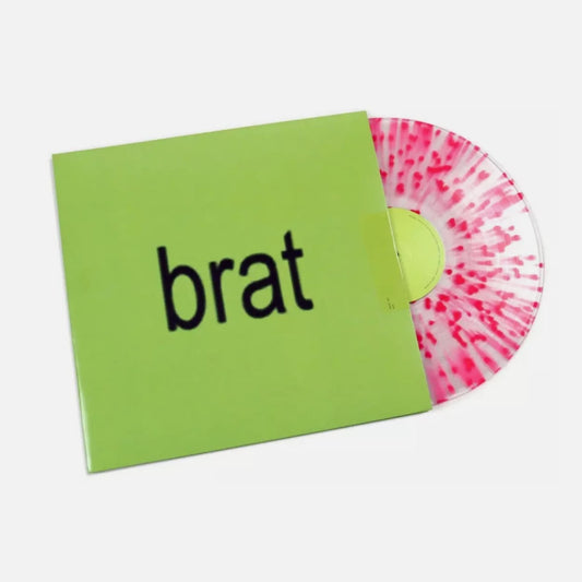 NEW - Charli XCX, Brat (Indie Exclusive Clear & Pink) LP