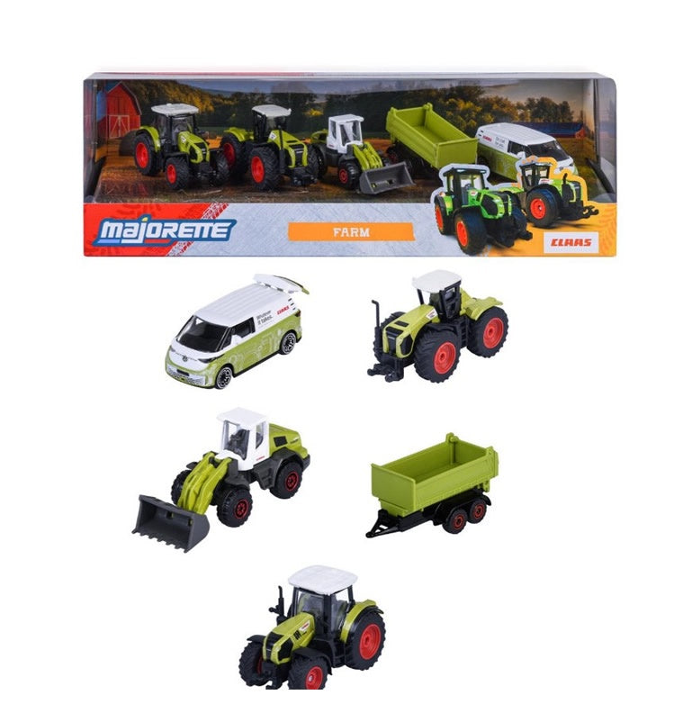 Majorette - CLAAS Farm - 5 Piece Gift Pack (2025) - 1:64 Scale