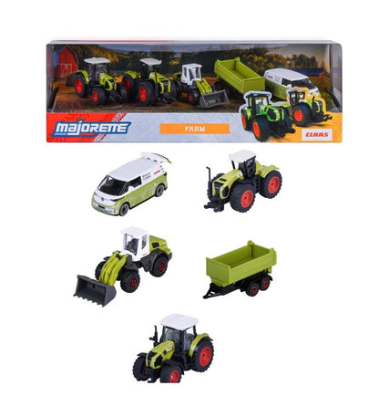 Majorette - CLAAS Farm - 5 Piece Gift Pack (2025) - 1:64 Scale
