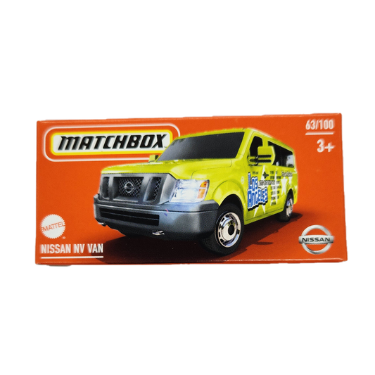 Matchbox - 2024 Power Grabs - Nissan NV Van 'Los Angeles' - 63/100