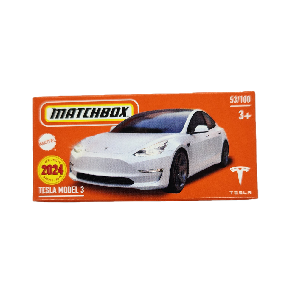 Matchbox - 2024 Power Grabs - Tesla Model 3 - 53/100