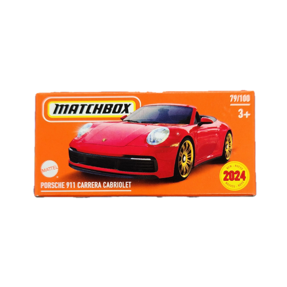 Matchbox - 2024 Power Grabs - Porsche 911 Carrera Cabriolet - 79/100