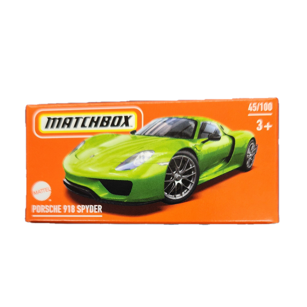 Matchbox - 2024 Power Grabs - Porsche 918 Spyder (Green) - 45/100