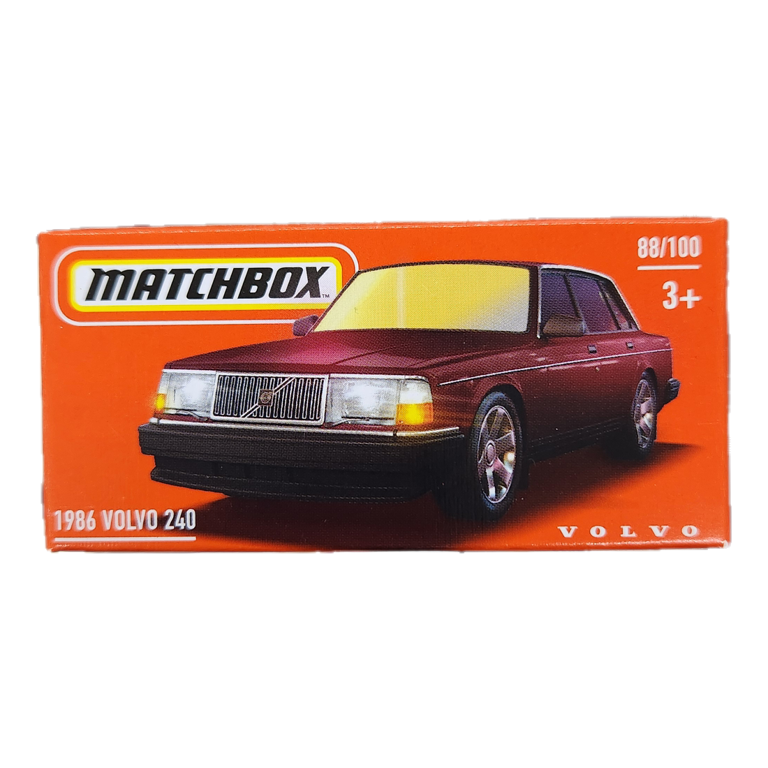 Matchbox - 2024 Power Grabs - 1986 Volvo 240 (Burgundy)