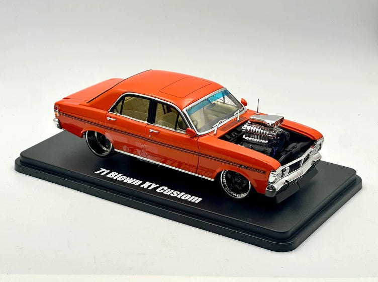 DDA - Ford XY Falcon GTHO Slammed and Supercharged (Orange) - 1:24 Scale