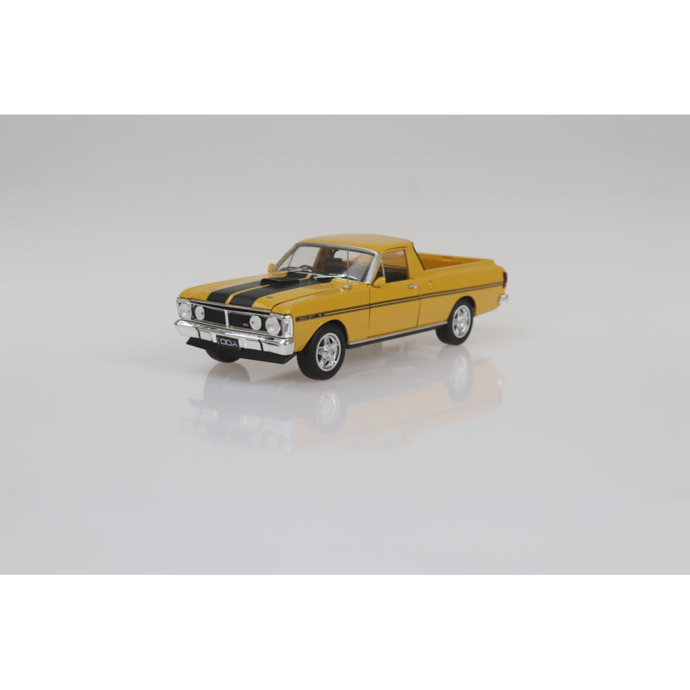 DDA - Ford 1971 XY GTHO Falcon Ute 351 T-Bar (Yellow Ochre) - 1:24 Scale