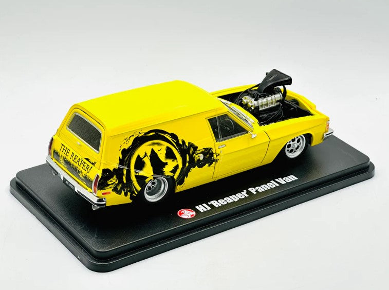 DDA - Holden Blown HJ Panel Van 'Reaper' (Lemon Ice) - 1:24 Scale