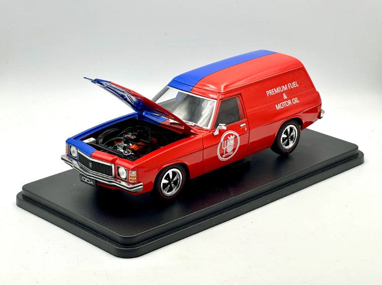 DDA - Holden HJ Panel Van  308 'Neptune Fuel' (Blue/Red) - 1:24 Scale