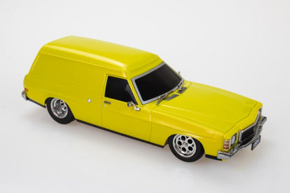 DDA - Holden HJ Panel Van (Yellow) - Light Up - 1:24 Scale