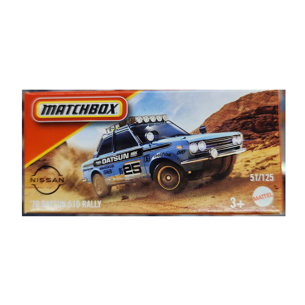 Matchbox - 2025 Power Grabs - '70 Datsun 510 Rally