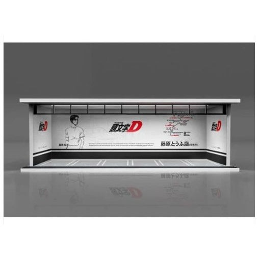 Blackbox - Initial D Parking Garage Diorama Set with LED Lights (USB)