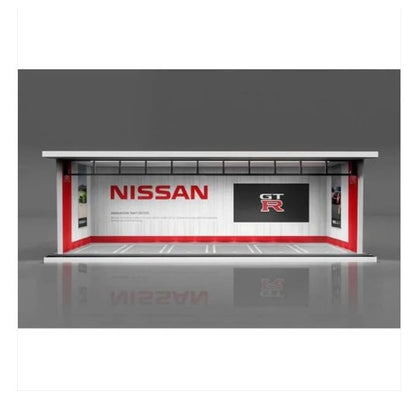 Blackbox - Nissan GT-R Parking Garage Diorama Set with LED Lights (USB)