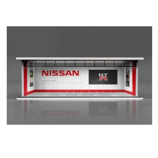 Blackbox - Nissan GT-R Parking Garage Diorama Set with LED Lights (USB)