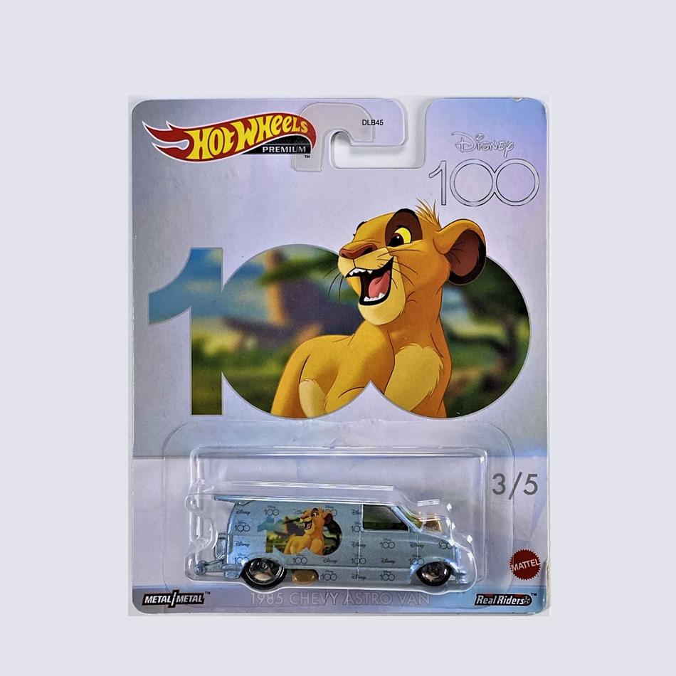 Hot Wheels Premium - Disney 100th Anniversary - 1985 Chevrolet Astro Van (Lion King)