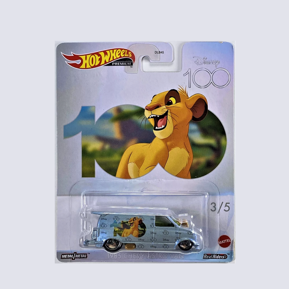 Hot Wheels Premium - Disney 100th Anniversary - Set of 5