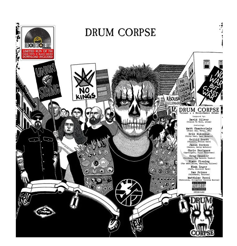 NEW - Drum Corpse, Drum Corpse Vol. 1:Resistance Drums (Clear) LP - RSD2026